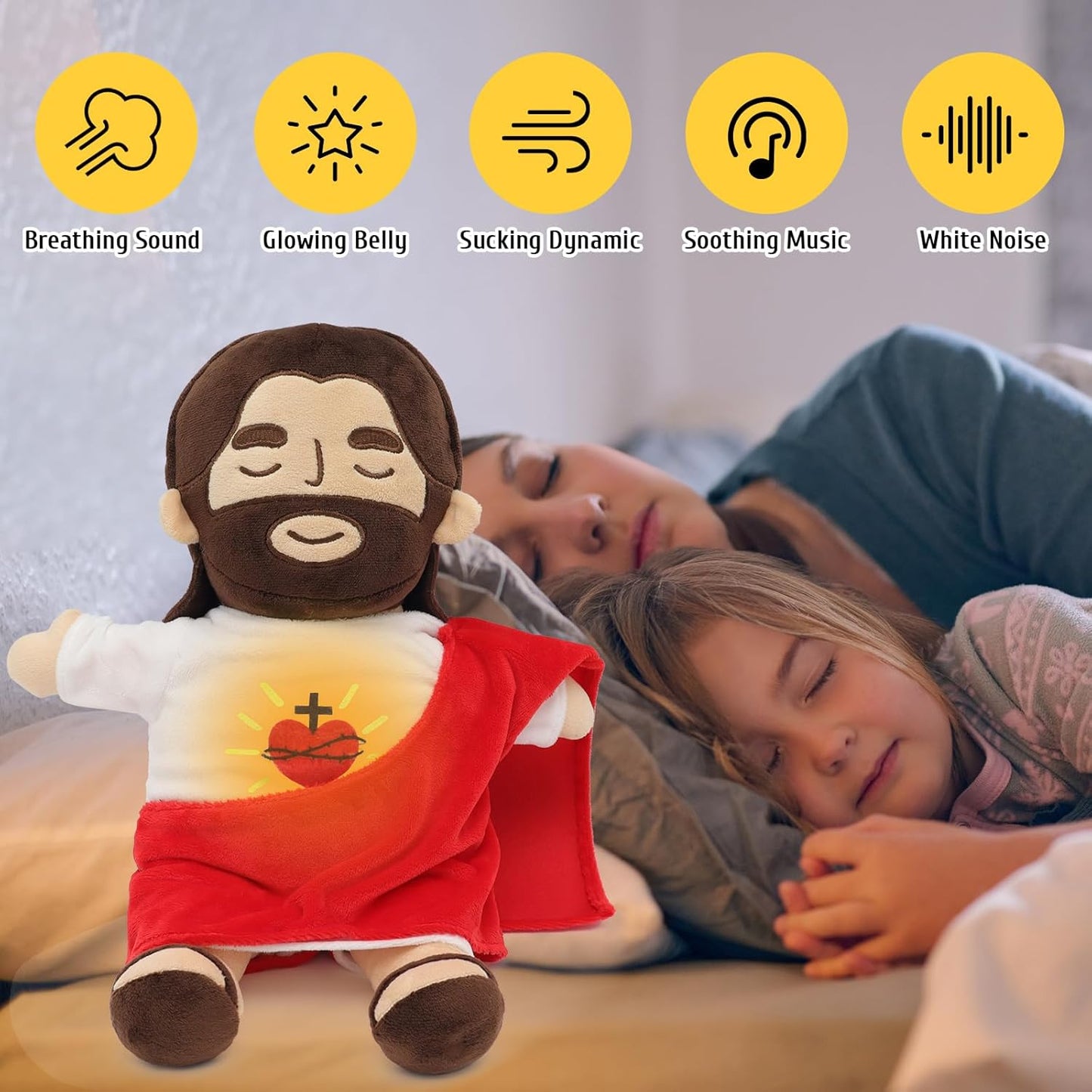FaithPal™ Breathing Jesus Plush