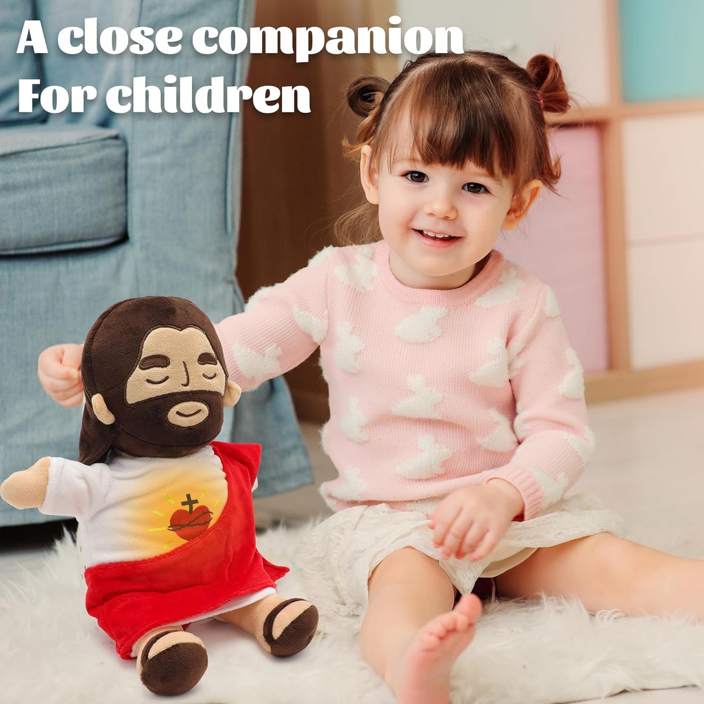 FaithPal™ Breathing Jesus Plush